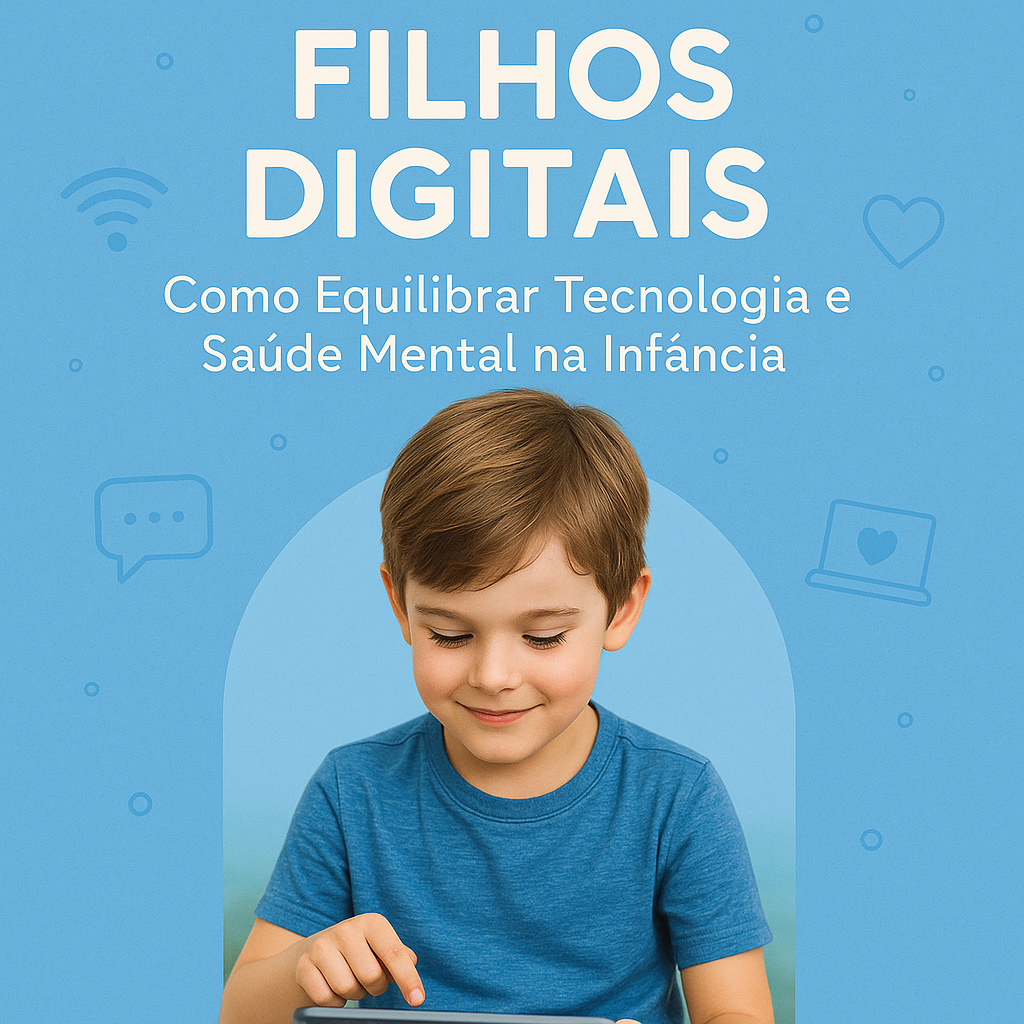 Mockup do Ebook Filhos Digitais